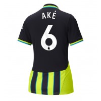 Echipament fotbal Manchester City Nathan Ake #6 Tricou Deplasare 2024-25 pentru femei maneca scurta